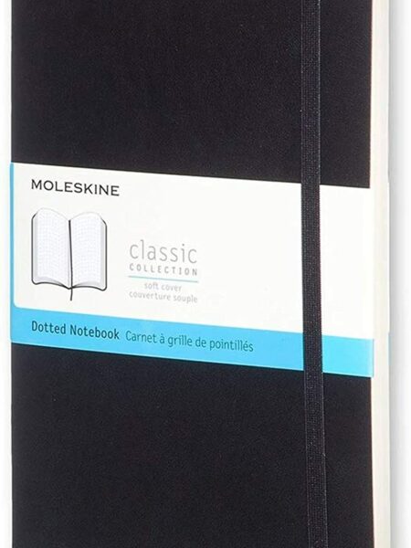 Moleskine Large Dotted Notebook Soft Black