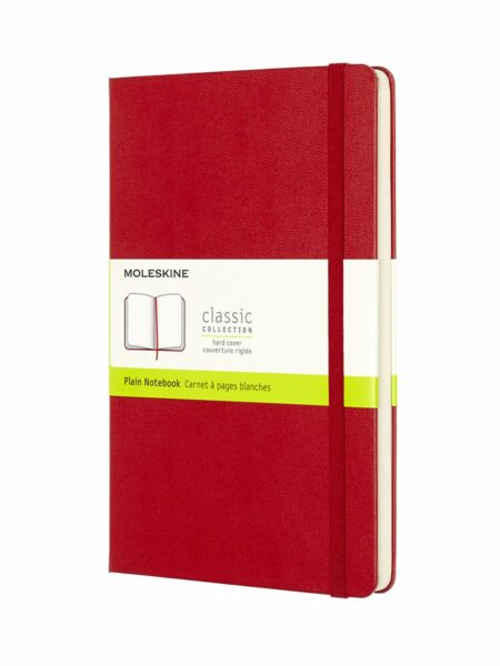 Large Plain Notebook Red