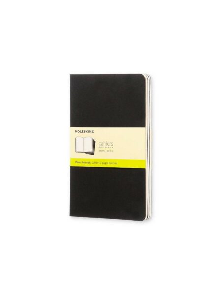 Large Plain Cahier Black set o