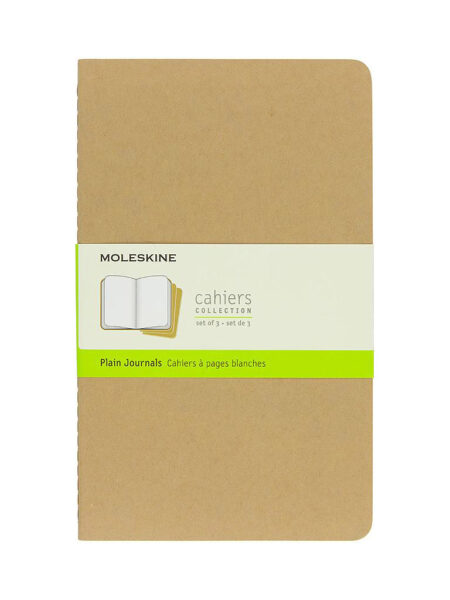 Large Plain Cahier Buff set of