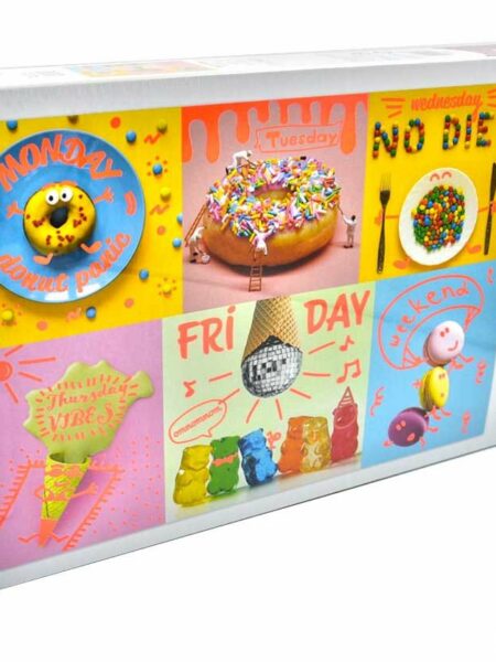 Neon Color Line - Sweet week Trefl Puzzle 1000 (680x480) 1000 Pieces 10580