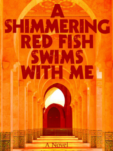 Shimmering Red Fish Swims with