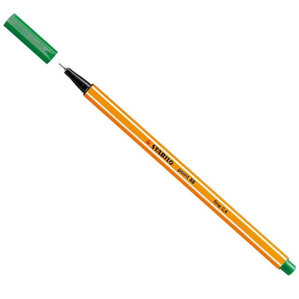 Stabilo Point 88 Green pen 88/