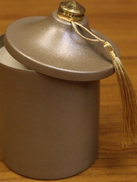 Pyramid Candle Cup Greige