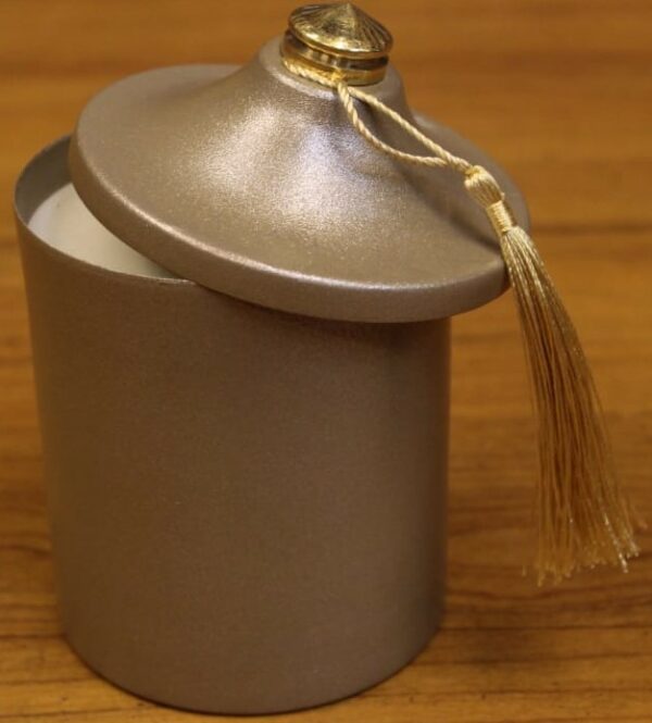 Pyramid Candle Cup Greige