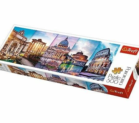 Traveling to Italy Trefl Puzzle Panorama 500 660x237 (29505)