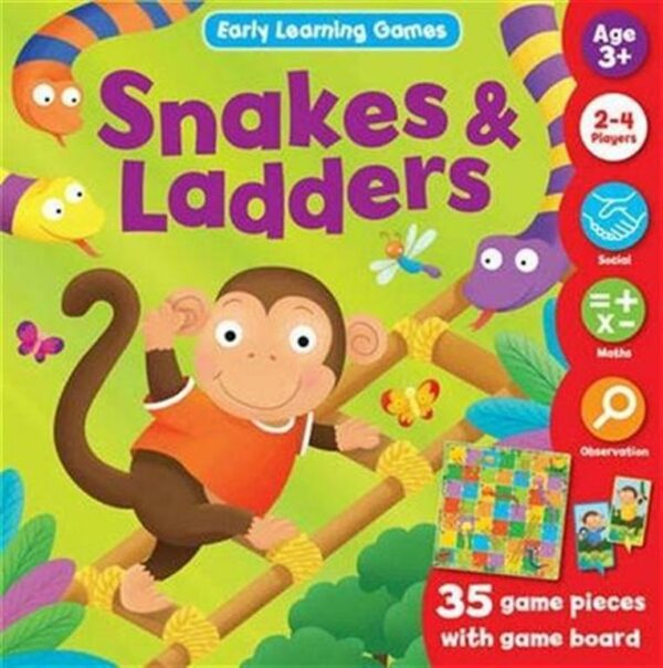 Early Learning Games Snakes and Ladders