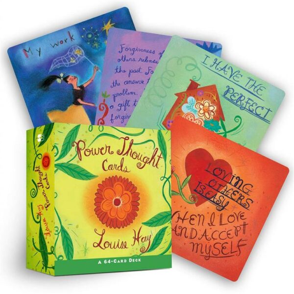 Power Thought Cards: 64 Positive Affirmation Cards for Self-
