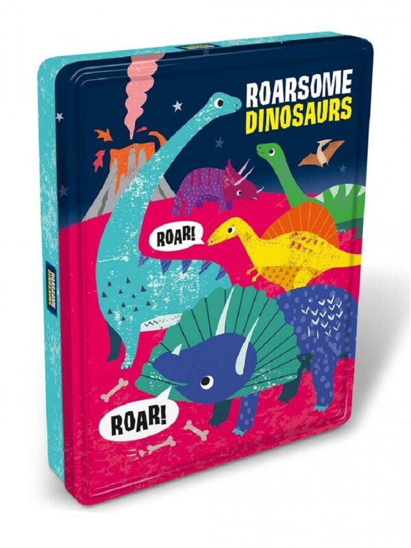 Roarsome Dinosaurs Tin of Book