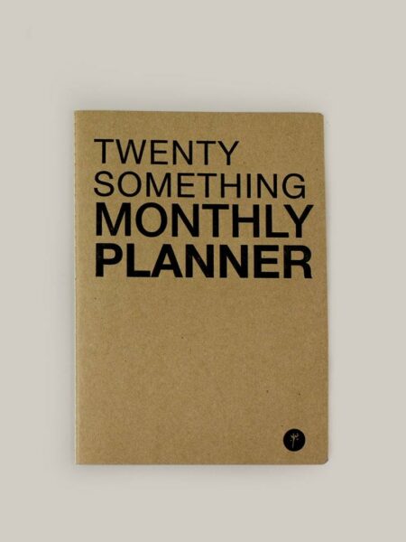 Monthly planner A5 Kraft- unda