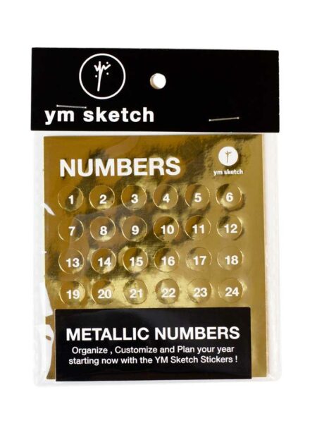 Stickers Pack of 4 - Metallic