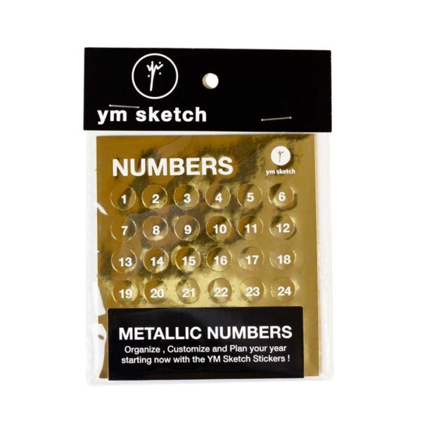 Stickers Pack of 4 - Metallic