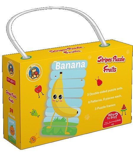 Stripes Puzzle - Fruits