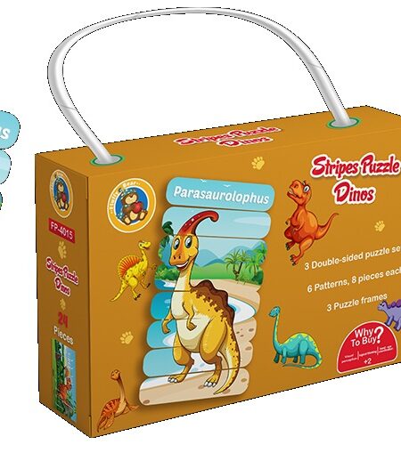 Stripes Puzzle - Dinos