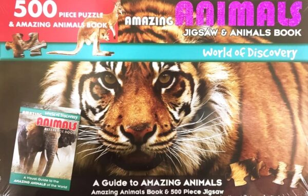 Animals: 500 Pc Jigsaw And Boo