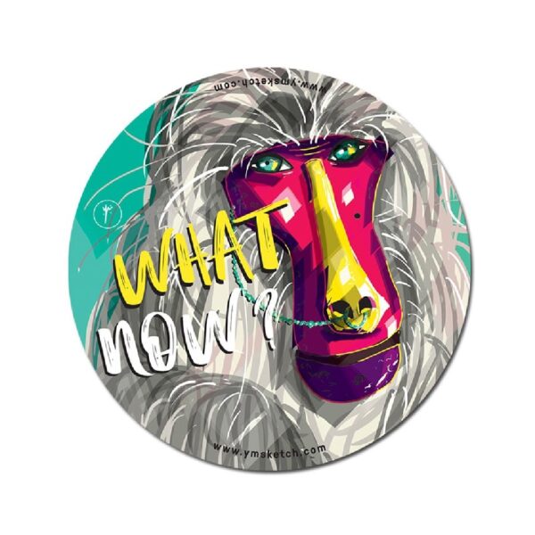 Baboon-Sticker