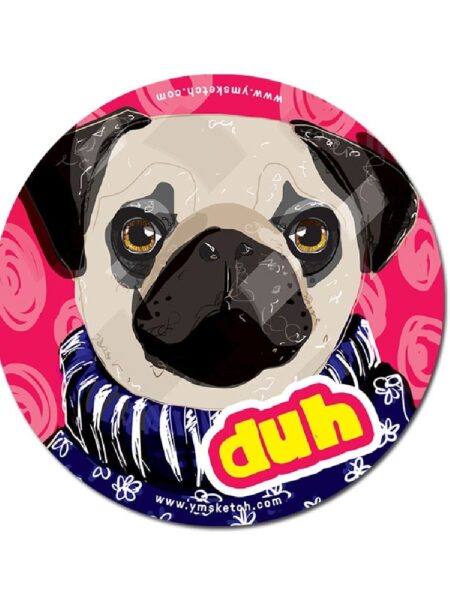 Pug-Sticker