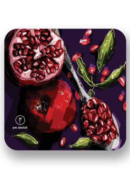 Coaster-Pomegranate