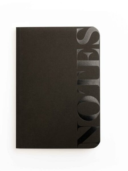 A5 Black Ruled Notebook