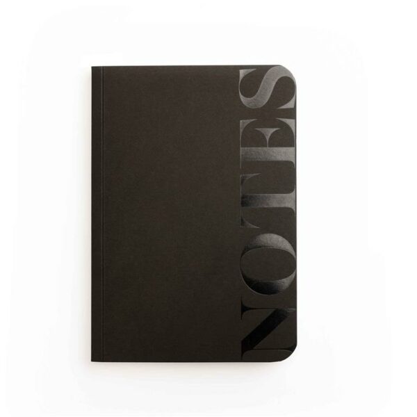 A5 Black Ruled Notebook