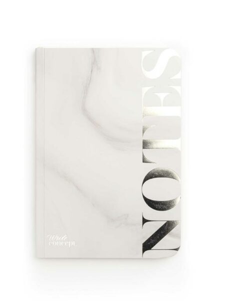 A5 Marble Blank Notebook