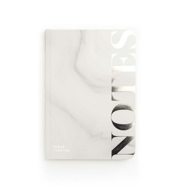 A5 Marble Blank Notebook
