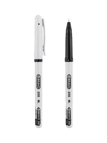 Bravo 200 Black Pen 10 In Pack