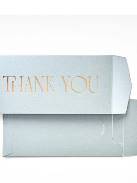 Silver Thank you Money Envelop