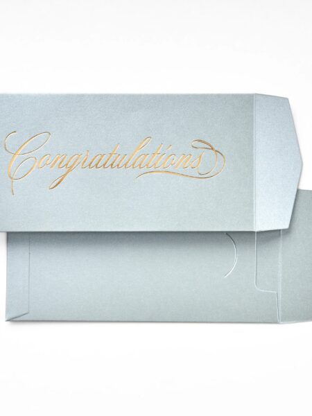 Silver Congratulations Money E