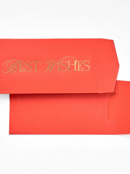 Ruby Best wishes Money Envelop