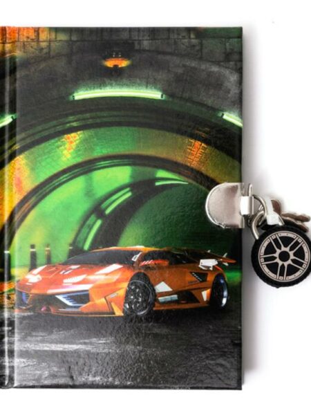 Orange Race Car
