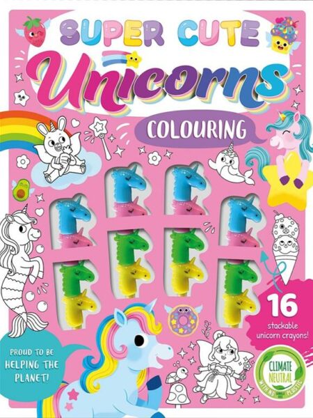 Super Cute Unicorns Colouring