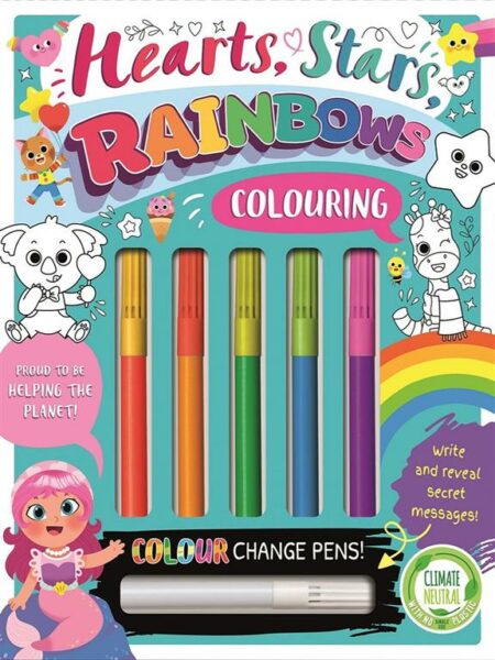 Hearts, Stars, Rainbows Colour