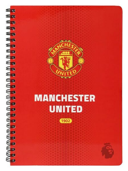 Manchester United Notebook B5 Size 17×24 cm