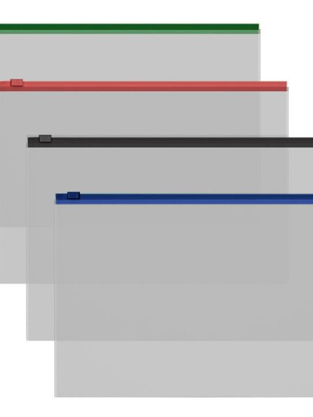 A4 Plastic envelope with zipper