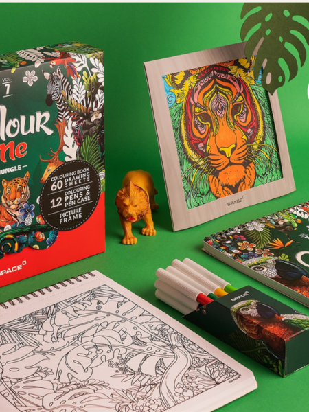 Colour Me Vol 7 Jungle Colouring Book