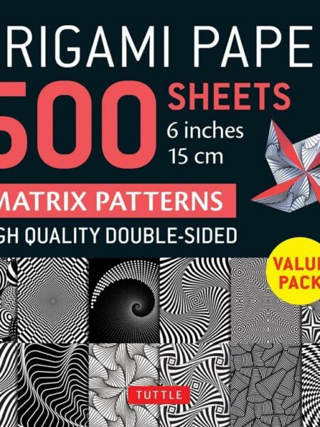 Origami Paper: 500 Sheets Matrix Patterns