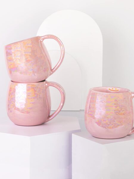Pink Curvy Mug