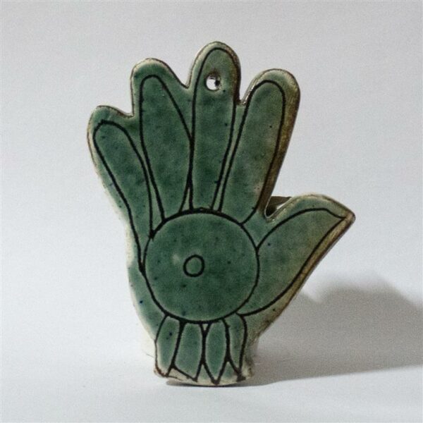 Pottery Fatima Hand - Image 2