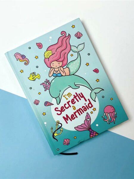 Mermaids A5 Hardcover Notebook 100 Lined Pages