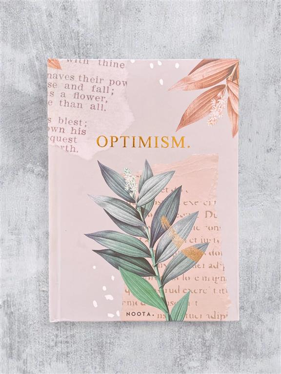 Optimism A5 Hardcover Notebook 100 Lined Pages