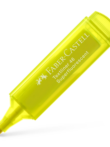 Yellow Super Fluorescent Highlighter Faber Castell