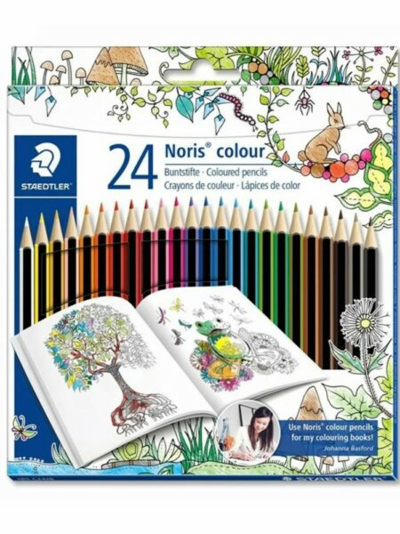24 Coloured Pencils Made From Wopex Material (185C24JB)