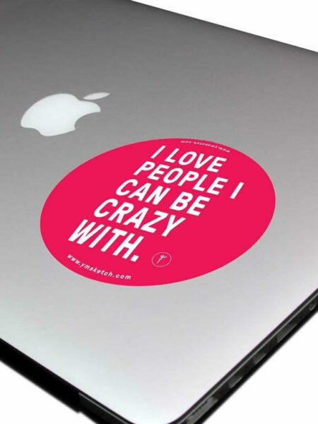 Crazy - Sticker- 1158
