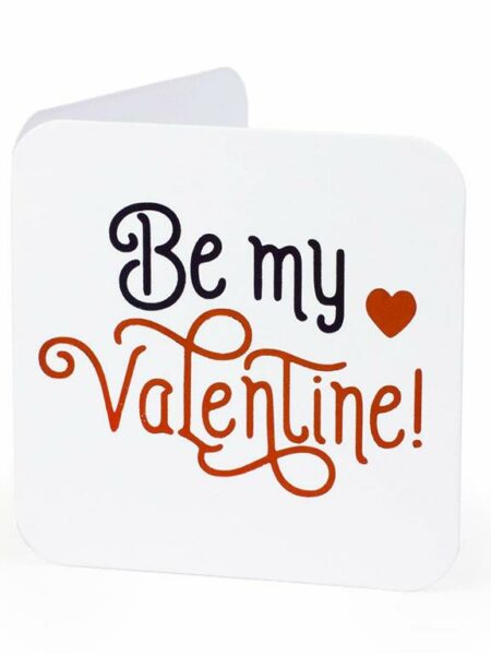 Be my Valentine Mini Greeting Cards