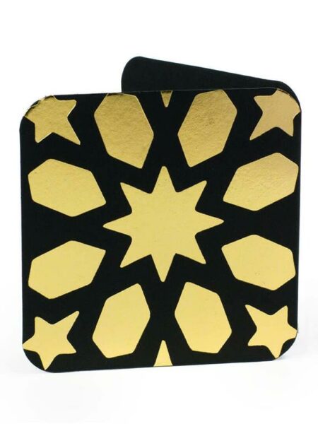 Islamic Gold Pattern Mini Greeting Cards