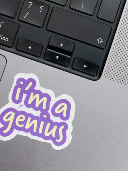 Genius Laptop Sticker