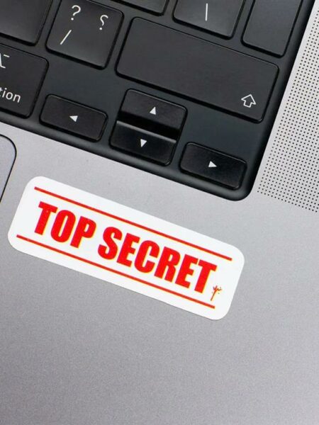 Top seceret Laptop Sticker