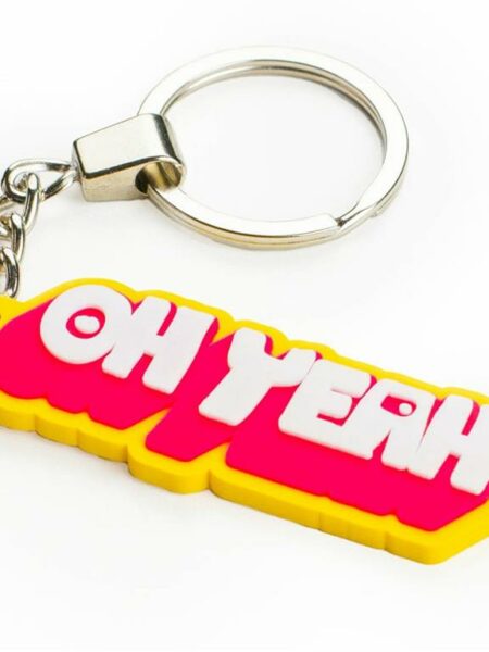 Oh yeah Rubber Key Chain- 1588