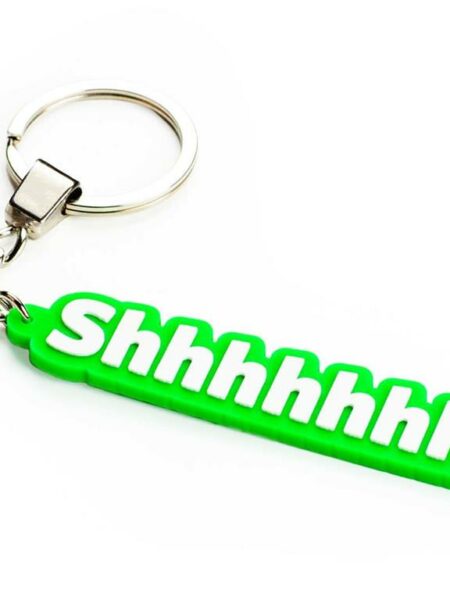 Shhhhh Rubber Key Chain- 1589